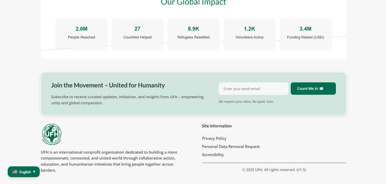 UFH — United For Humanity